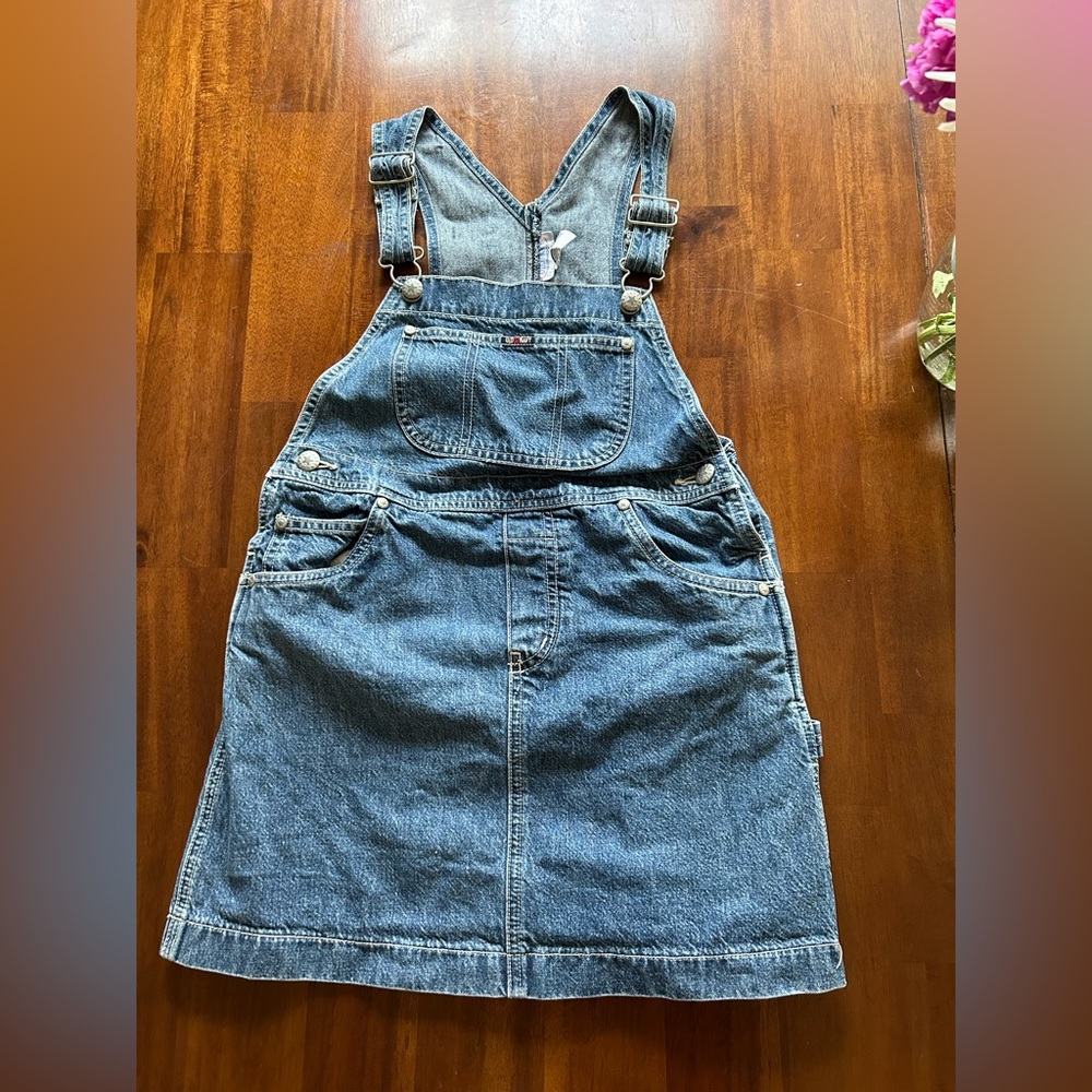 Kids Old Navy Denim Overalls Dress